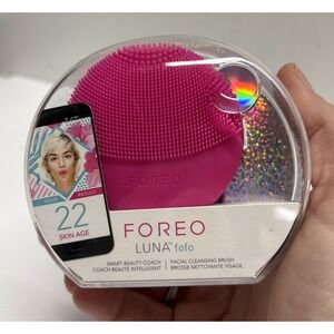 Foreo LUNA fofo Smart facial‎ Cleansing Brush Fuchsia  - NEW/SEALED